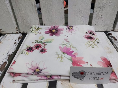 RM25 Kwiatuszki na interloku  jersey  DCO