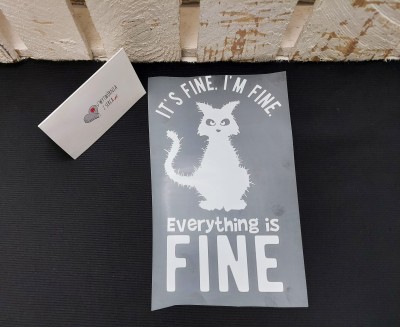 RM25 Naprasowanka KOT fine na CIEMNE wąski 20cm