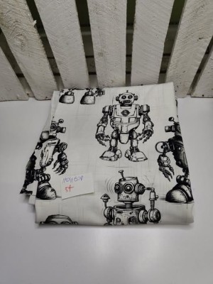 Kupon nr ST34 130 cm/ 180 cm dresówka pętelka Druk cyfrowy