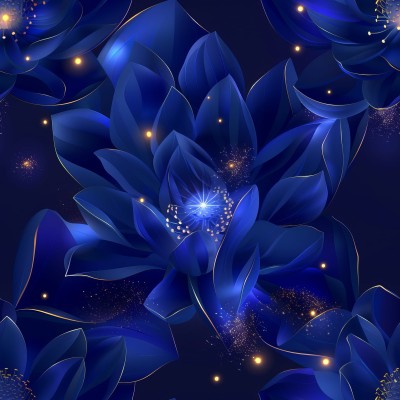 L1802 KWIAT nocny oxford poliester