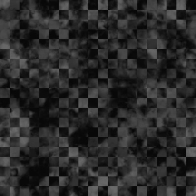 L1802 KWADRACIKI cieniowane czarne oxford poliester