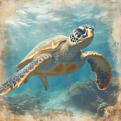 M2303 Panel poduszkowy  ŻÓŁW 49x49 welur tapicerski