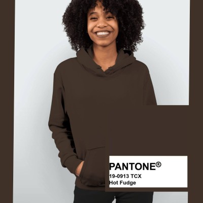 M2503 HOT Fudge Czekolada dresówka pętelka TR