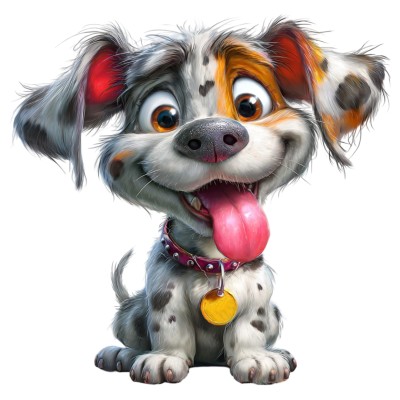 K1504 Naprasowanka PIES łatki 10cm