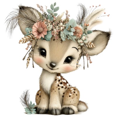 K1504 Naprasowanka SARENKA boho 10cm