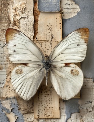 C1006 Panel Motyl kartki 39X49 OXFORD