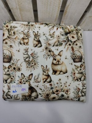 Kupon nr C21 125cm/180cm dresówka DRUK CYFROWY