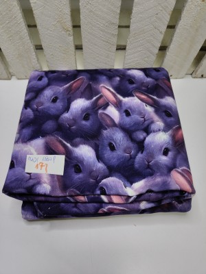 Kupon nr SK35 140 cm/ 180 cm dresówka pętelka DRUK CYFROWY