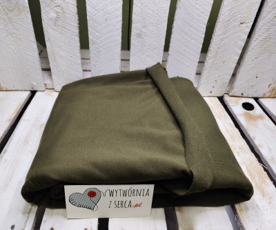 W2209 KHAKI dresówka pętelka OUTLET