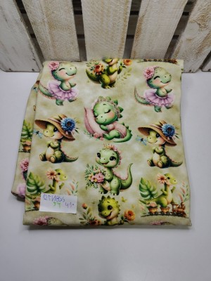 Kupon nr W25 125cm/180cm jersey DRUK CYFROWY
