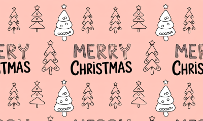 P0810 Panel na kosmetyczkę Merry Christmas 20x30 welur tapicerski